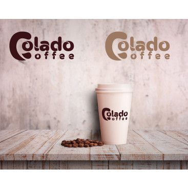 Kahve zinciri markamızın logo tasarımı yarışmasına tasarımcı Gizem SC tarafından sunulan  tasarım 