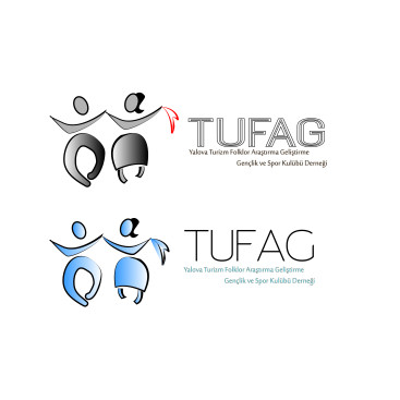 Yalova TUFAG Halk Oyunları Derneği Logos yarışmasına tasarımcı estella tarafından sunulan  tasarım 