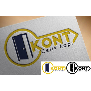 ÇELİK KAPI FİRMASI İÇİN LOGO TASARIMI yarışmasına tasarımcı enesguldali tarafından sunulan  tasarım 