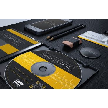 MİLİMETRİC DİZAYN LOGO, KART VE KURUMSAL yarışmasına tasarımcı mrdgsn tarafından sunulan  tasarım 