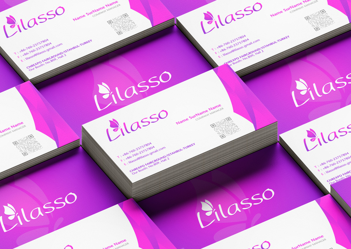 Tasarlayan grfkismail-''LİLASSO'' MARKASI İÇİN LOGO-KARTVİZİT