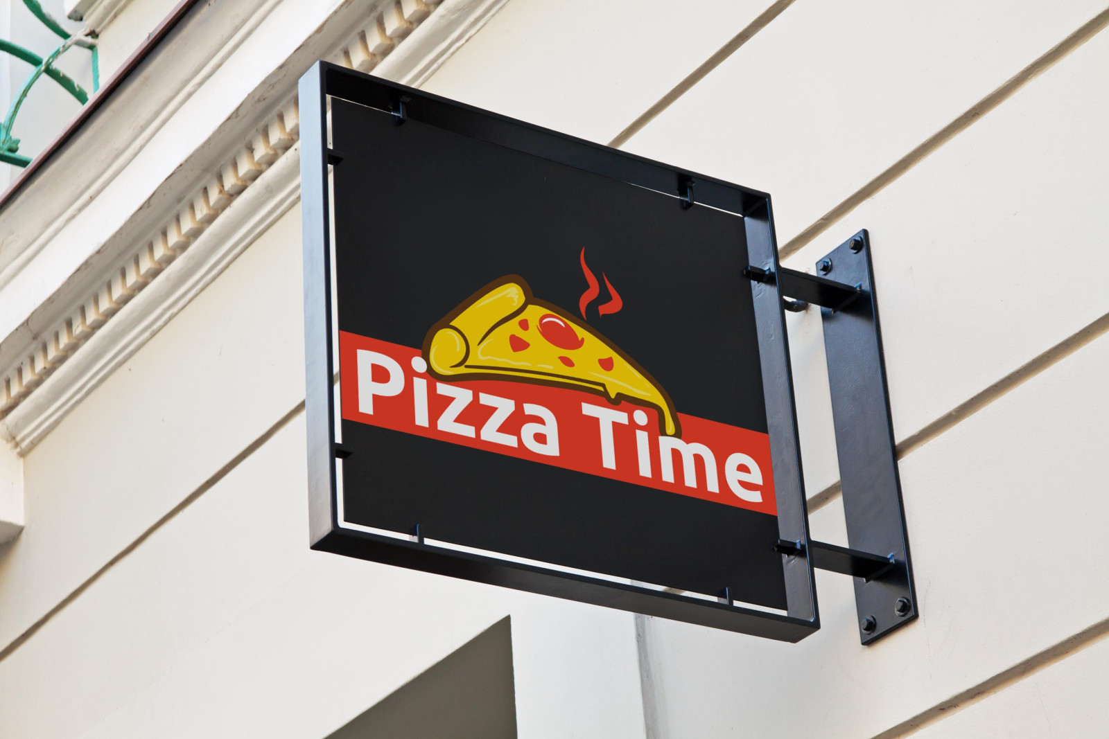Tasarlayan Thomas Bewick-Pizza Time Logo Tasarım Yarışması