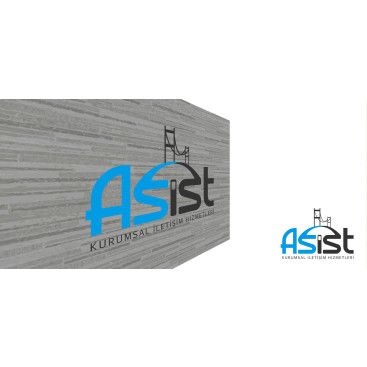 ASİST KURUMSAL İLETİŞİM İÇİN LOGO yarışmasına tasarımcı Esraya tarafından sunulan  tasarım 