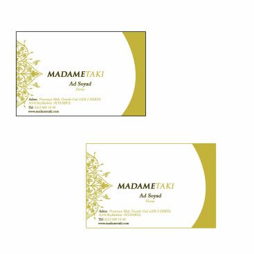 2 Marka Tek Kartvizit yarışmasına tasarımcı ycansaka tarafından sunulan  tasarım 