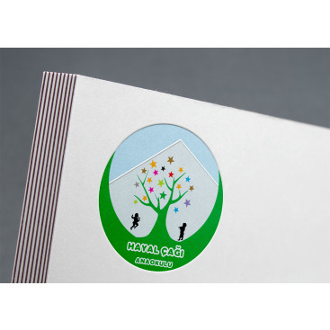 Anaokulu Logosu yarışmasına tasarımcı Muratcukur tarafından sunulan  tasarım 