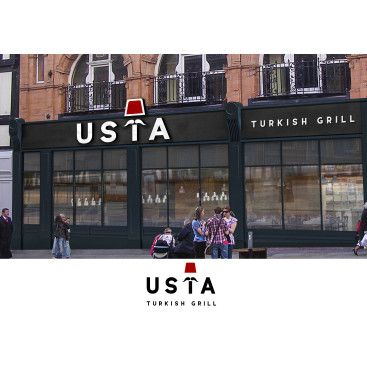 İngiltere'de Türk Restoranı -Tabela Logo yarışmasına tasarımcı ESA tarafından sunulan  tasarım 