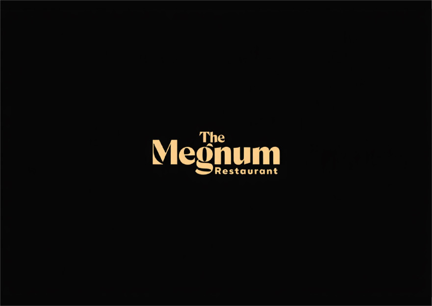 The Megnum Restoranı İçin Logo Tasarım. yarışmasına tasarımcı GhostSpy tarafından sunulan  tasarım 