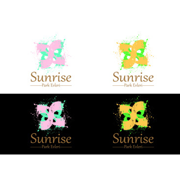 Sunrise Park Evleri Logo tasarımı yarışmasına tasarımcı semraates tarafından sunulan  tasarım 