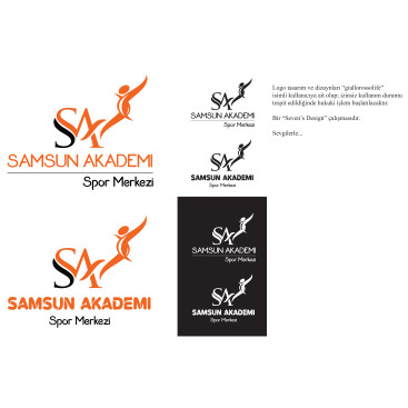 Samsun Akademi markasını oluşturmak  yarışmasına tasarımcı KPT10 tarafından sunulan  tasarım