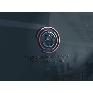 Psikoloji kliniği logo tasarımı yarışmasına tasarımcı kuzfe35 tarafından sunulan  tasarım 