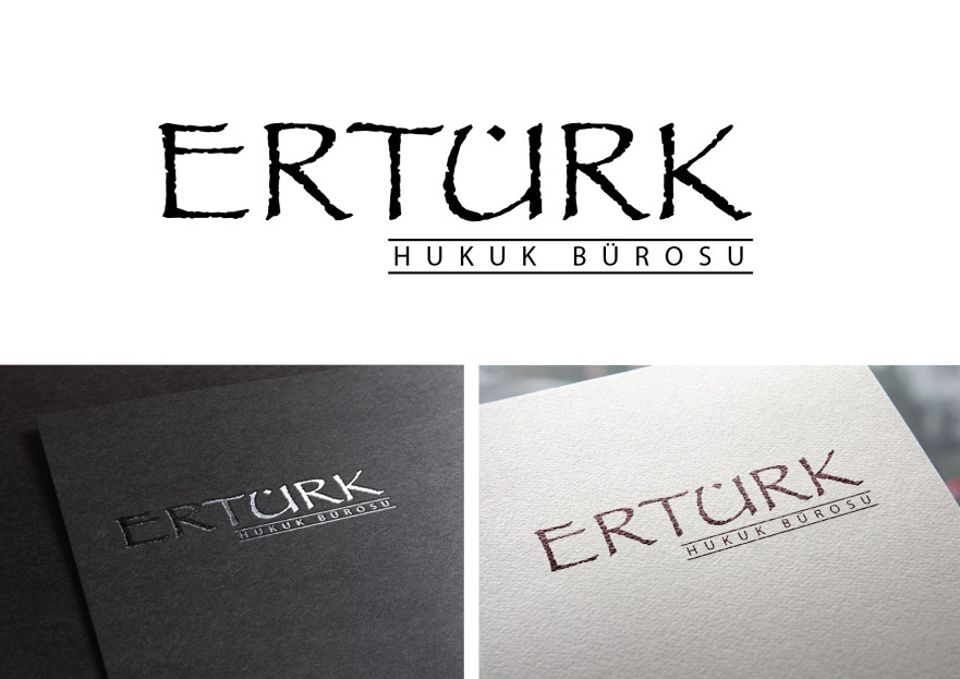 Hukuk bürosuna özel bir tasarım yarışmasına tasarımcı Kaligraf_Vedat tarafından sunulan  tasarım 
