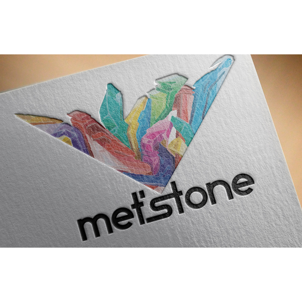 Met'Stone markası için logo tasarımı yarışmasına HakanAbi tarafından girilen tasarım