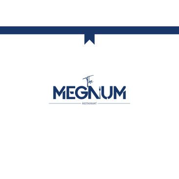 The Megnum Restoranı İçin Logo Tasarım. yarışmasına tasarımcı hilalcabas tarafından sunulan  tasarım 