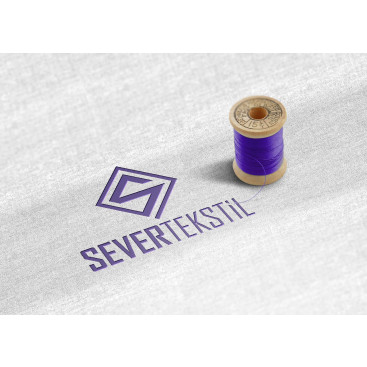 Tekstil firma logosu yarışmasına tasarımcı hbgrafik tarafından sunulan  tasarım 