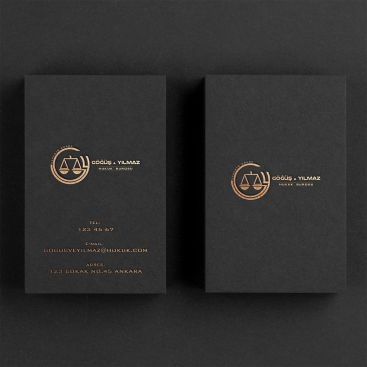 Yeni hukuk büromuza logo yarışmasına tasarımcı ilker beşken tarafından sunulan  tasarım 