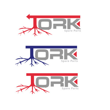 Otomotiv yedek parça logo tasarımı yarışmasına tasarımcı karamuş tarafından sunulan  tasarım 