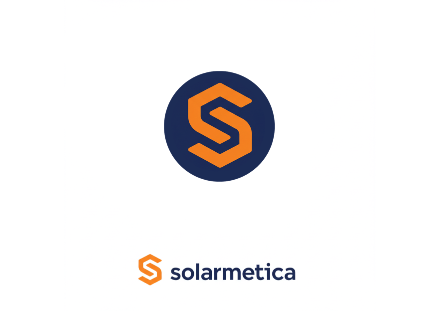 solarmetrica.com İçin Yenilikçi Logo yarışmasına tasarımcı Freelancetasarim tarafından sunulan  tasarım 