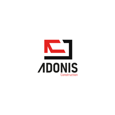 Adonis Construction Logo Tasarımı yarışmasına tasarımcı Blash tarafından sunulan  tasarım 