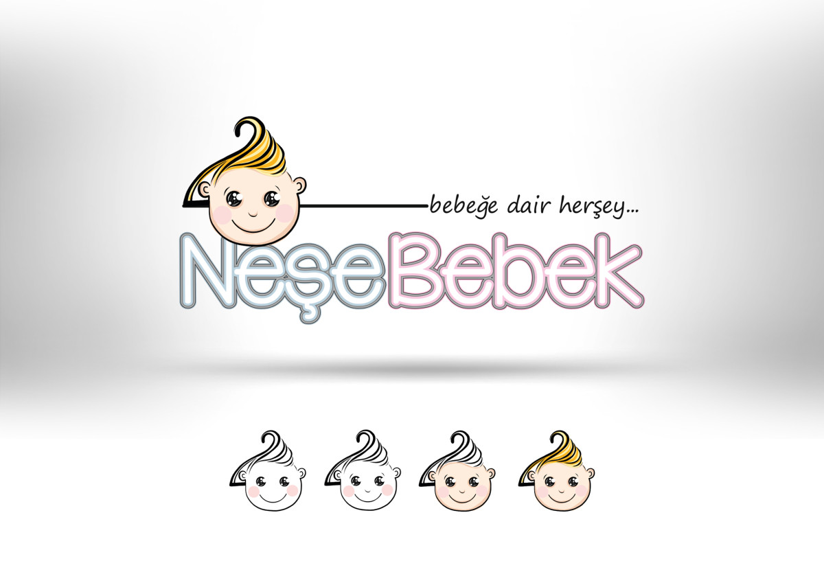 Tasarlayan osetmedya-NeşeBebek.com Logo Tasarımı 355x100 px