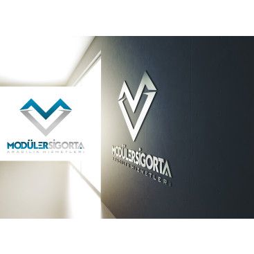 Modüler Sigorta Logo Tasarımı yarışmasına tasarımcı hattori hanzo® tarafından sunulan  tasarım 