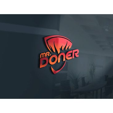 MR DÖNER ' E LOGO TASARIMI yarışmasına tasarımcı grfkismail tarafından sunulan  tasarım 