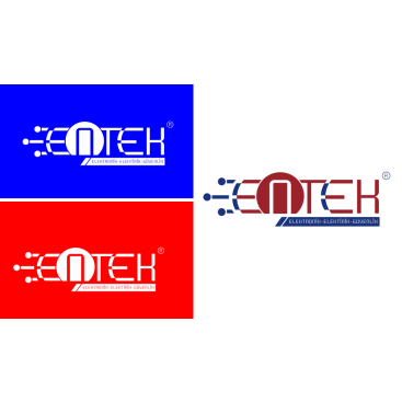 elektironik firma logosu yarışmasına tasarımcı Flu Medya™ tarafından sunulan  tasarım 