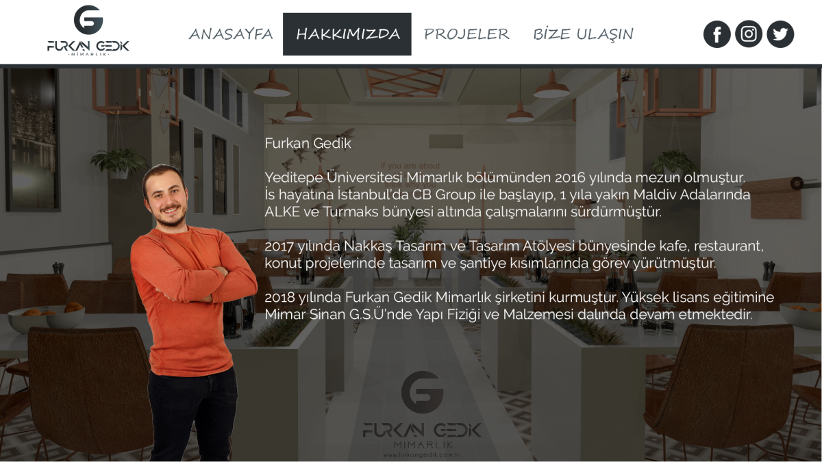 Tasarlayan sssad-Mimari Tasarım sitesi / Modern ve Basic