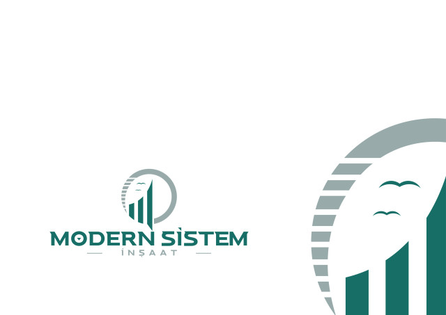 MODERN SİSTEM İNŞAAT Şirketi için LOGO 