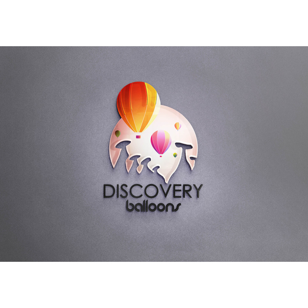 Kapadokya sıcak hava balonu logo tasarım