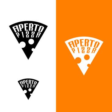 APERTO PİZZA LOGOSUNU ARIYOR yarışmasına tasarımcı erart design tarafından sunulan  tasarım 