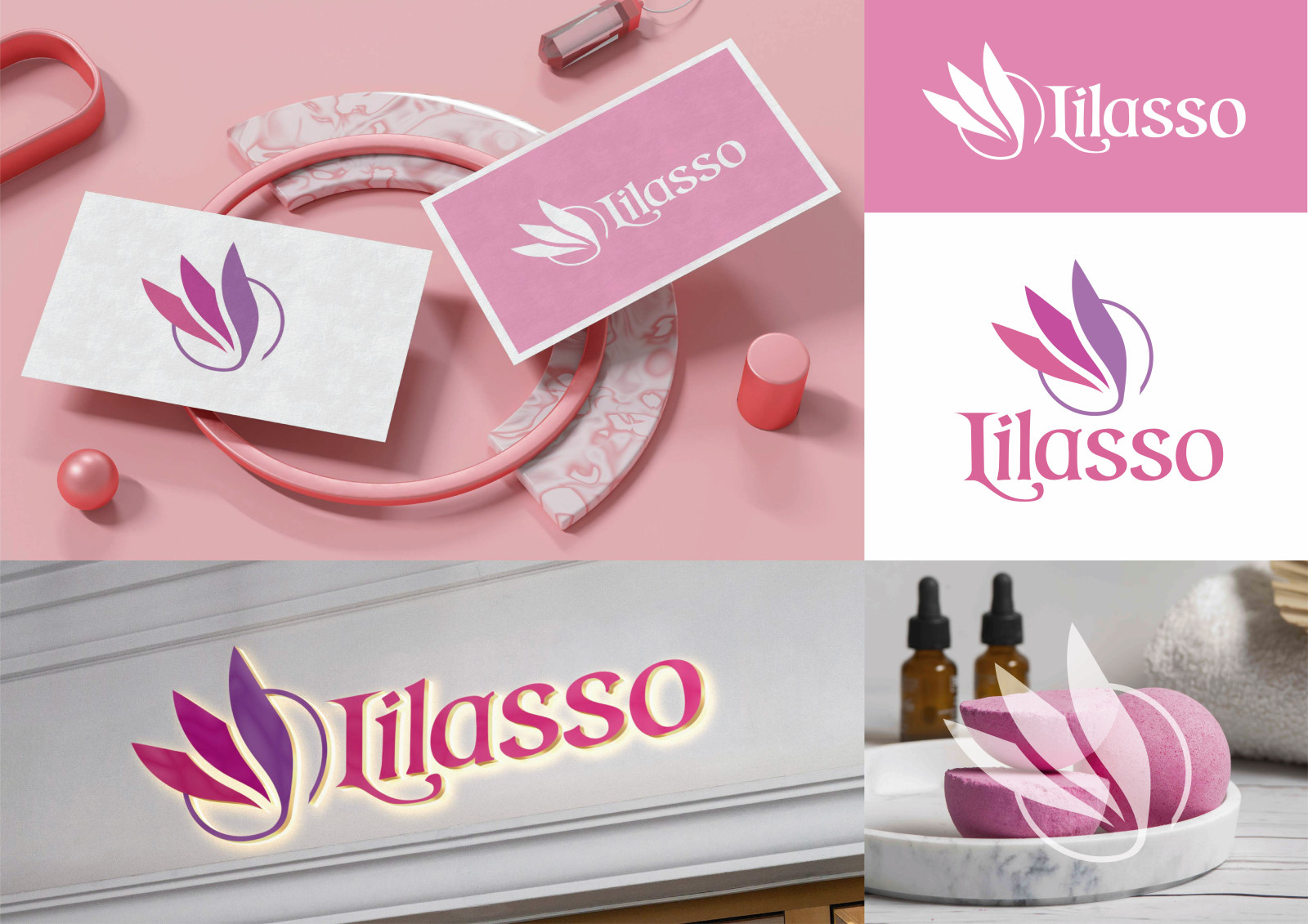 Tasarlayan ALFA™-''LİLASSO'' MARKASI İÇİN LOGO-KARTVİZİT