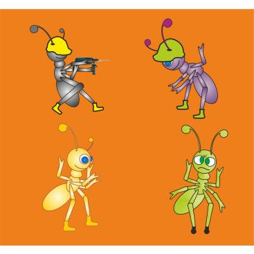 yapı market için maskot yarışmasına tasarımcı petrocelli tarafından sunulan  tasarım 