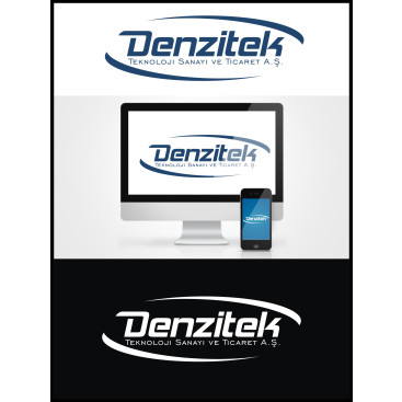 Denzitek Teknoloji A.Ş. Logo Tasarımı yarışmasına tasarımcı RΛPİDO tarafından sunulan  tasarım 