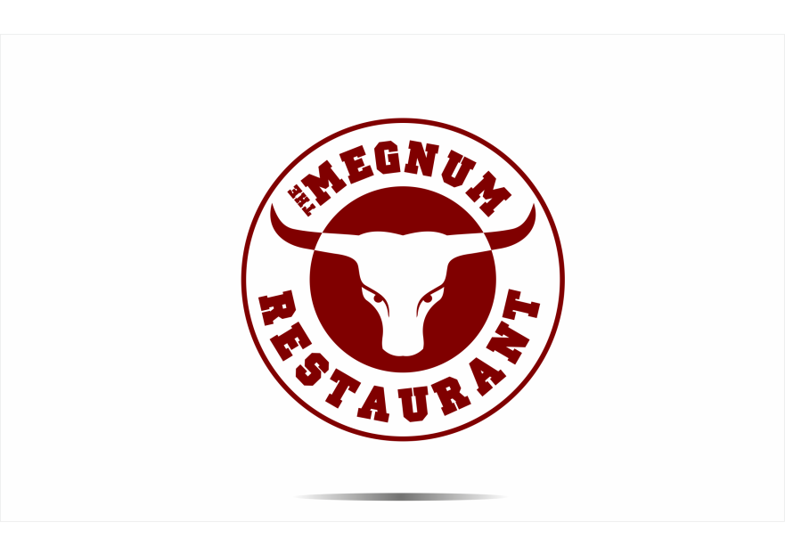 The Megnum Restoranı İçin Logo Tasarım. yarışmasına tasarımcı ErcanH tarafından sunulan  tasarım 