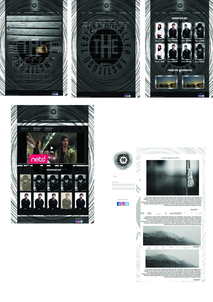 Tesirli Hayaller Enstitüsü Web Sitesi