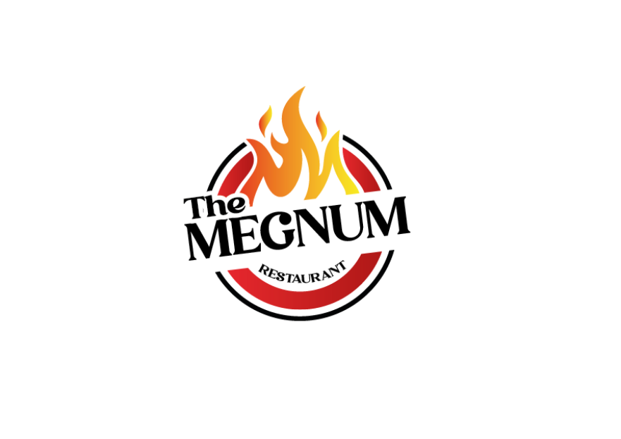 The Megnum Restoranı İçin Logo Tasarım. yarışmasına tasarımcı Ömersysl tarafından sunulan  tasarım 