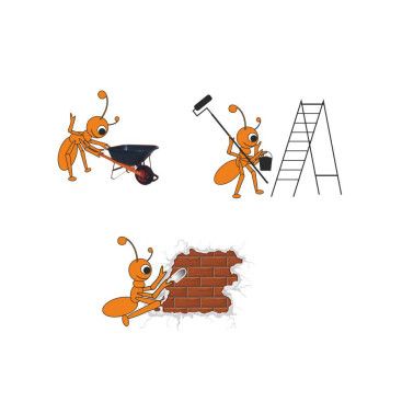 yapı market için maskot yarışmasına tasarımcı petrocelli tarafından sunulan  tasarım 