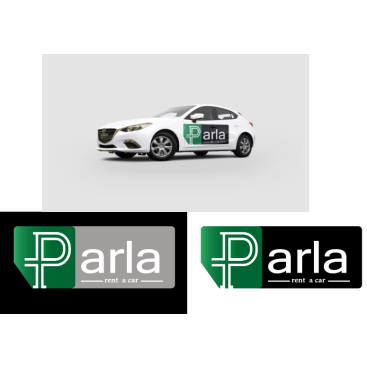 RENT A CAR FİRMAMIZA LOGO TASARIMI yarışmasına tasarımcı tuanaçiçek tarafından sunulan  tasarım 