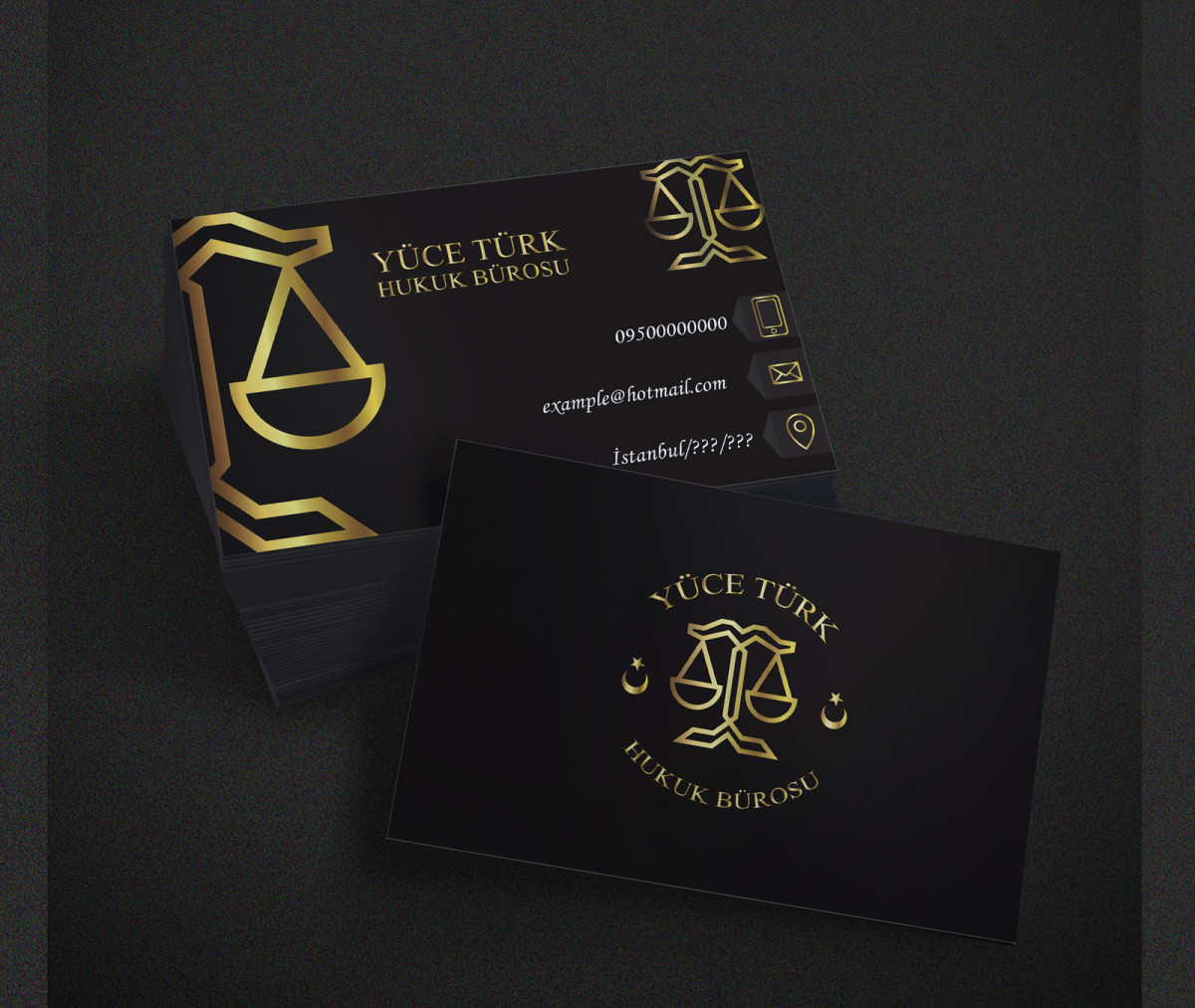 Tasarlayan Designer Mert-avukatlık ofisine logo ve kart tasarlama
