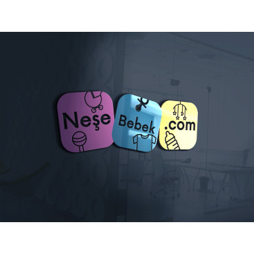 NeşeBebek.com Logo Tasarımı 355x100 px yarışmasına tasarımcı TnrTrk tarafından sunulan  tasarım