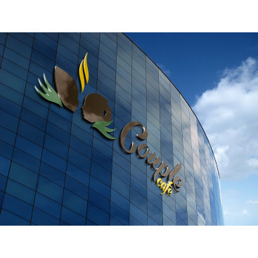 Cafe Logo tasarımı yarışmasına tasarımcı BilalKoc tarafından sunulan  tasarım 