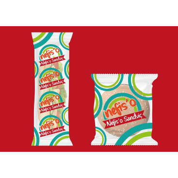 Nefis'o Paketlenmiş Sandviç yarışmasına tasarımcı DD Sanat™ tarafından sunulan  tasarım 