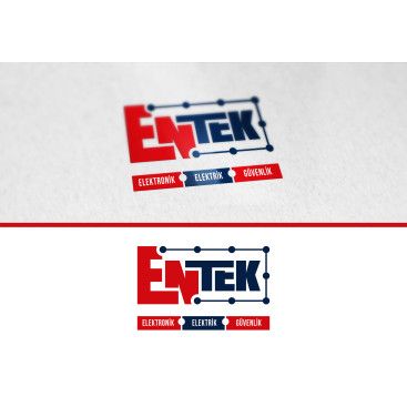 elektironik firma logosu yarışmasına tasarımcı hy-design tarafından sunulan  tasarım 