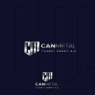 CANMETAL demir pazarlama logo ve kartviz yarışmasına tasarımcı yeliztasarım tarafından sunulan  tasarım 