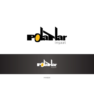 inşaat firmamıza prestijli logo tasarım yarışmasına tasarımcı Melekhan tarafından sunulan  tasarım 