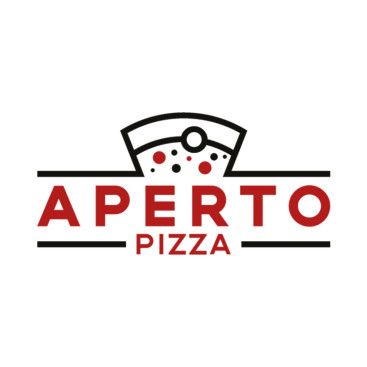 APERTO PİZZA LOGOSUNU ARIYOR yarışmasına tasarımcı Ersin Esra tarafından sunulan  tasarım 