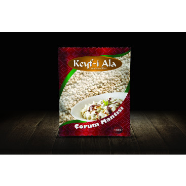 İlgi Çekici Mantı ambalaj yarışmasına tasarımcı •Peregrine• tarafından sunulan  tasarım 