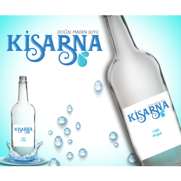 kisarna maden suyu için logo çalışması yarışmasına tasarımcı -REKLAMCI- tarafından sunulan  tasarım 