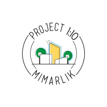 ‘PROJECT 1/10’ mimarlık firması logosu ! yarışmasına tasarımcı lanadesign tarafından sunulan  tasarım 