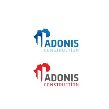 Adonis Construction Logo Tasarımı yarışmasına tasarımcı grfkismail tarafından sunulan  tasarım 